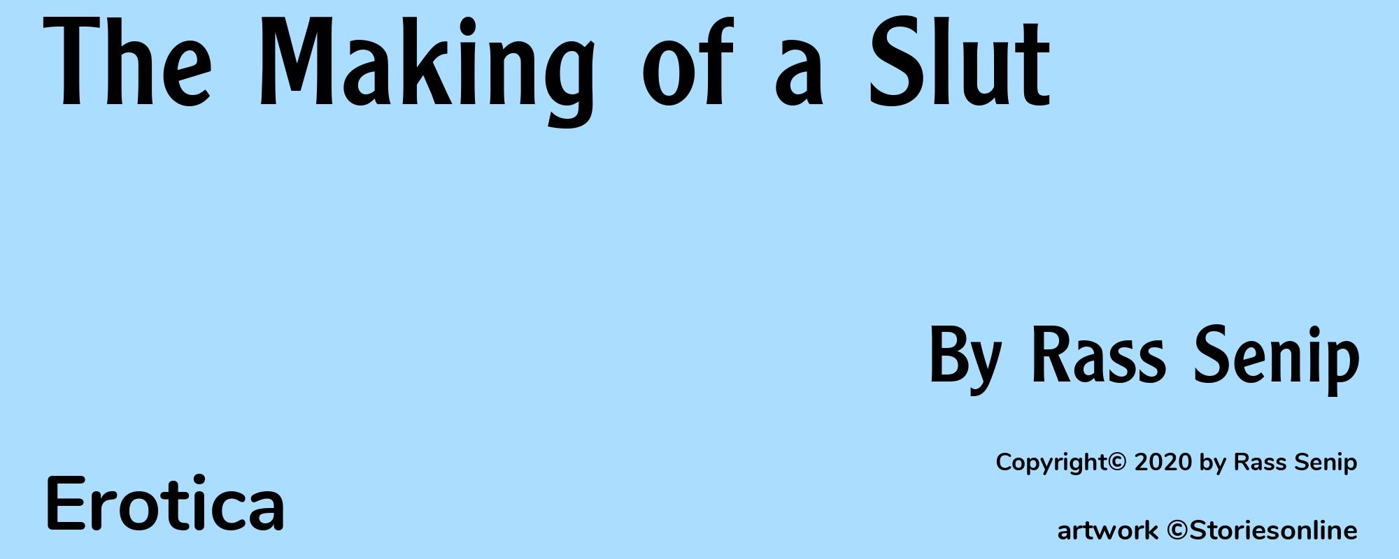 The Making of a Slut - Cover
