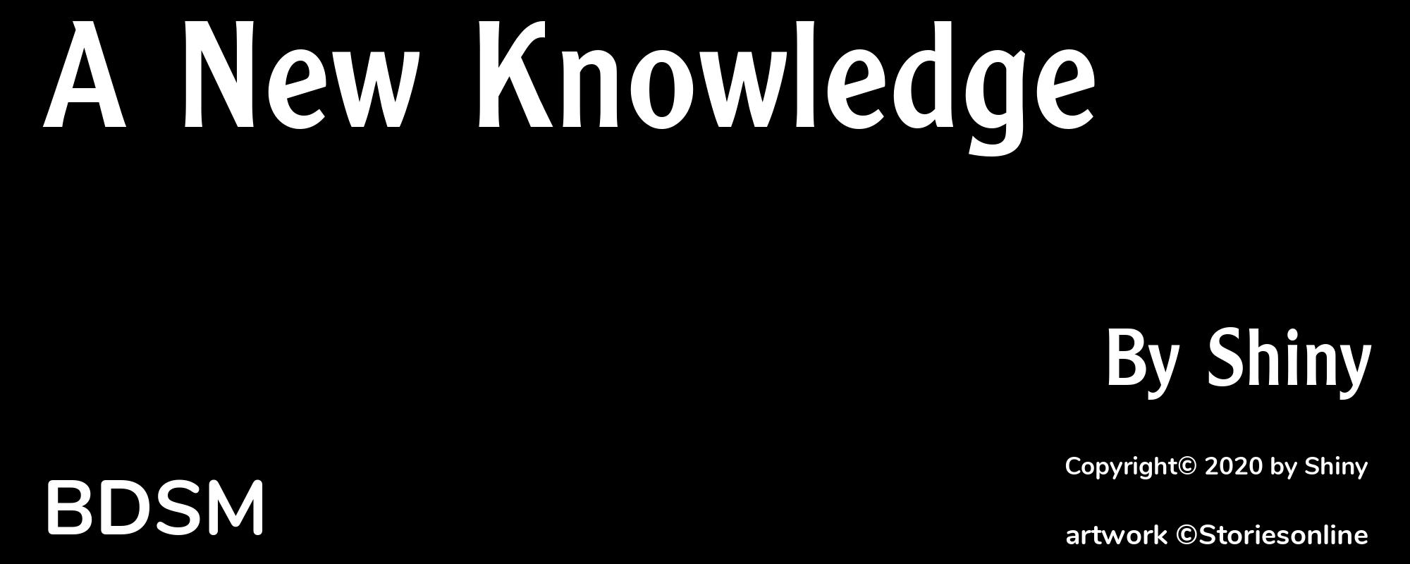 A New Knowledge - Cover