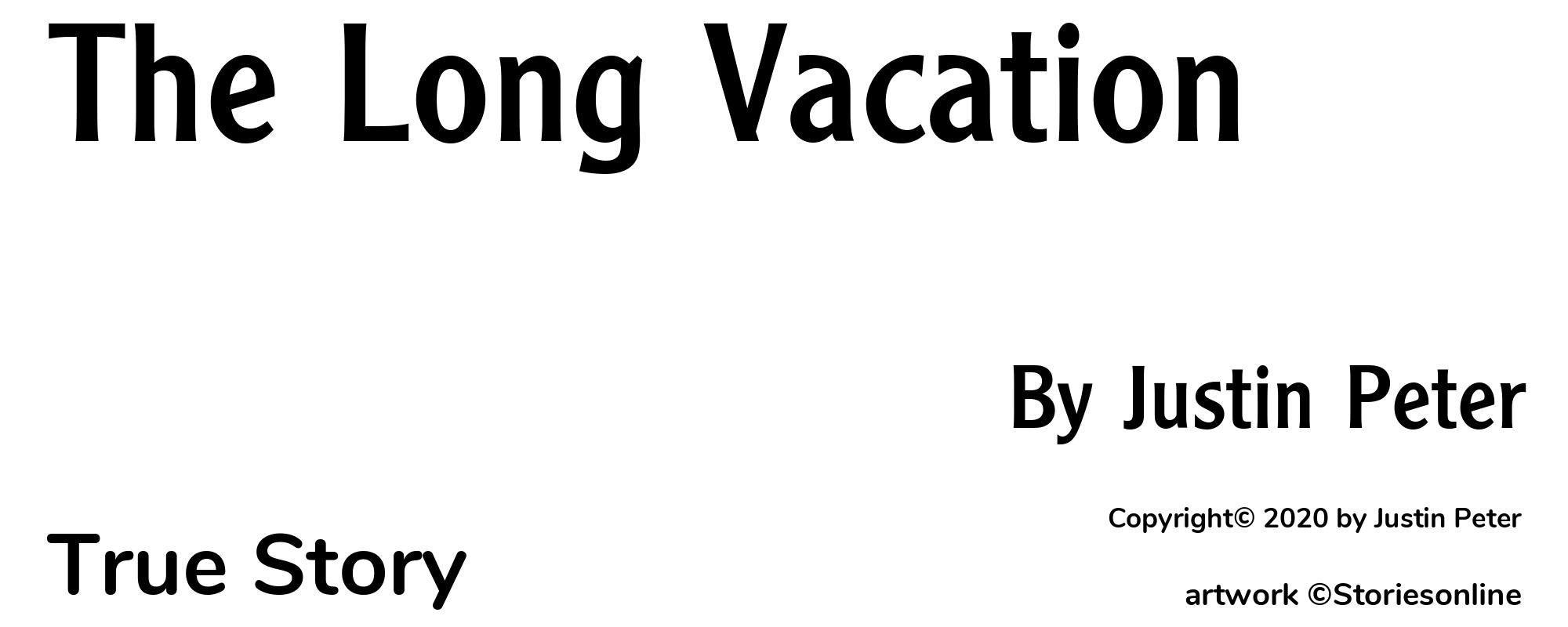The Long Vacation - Cover