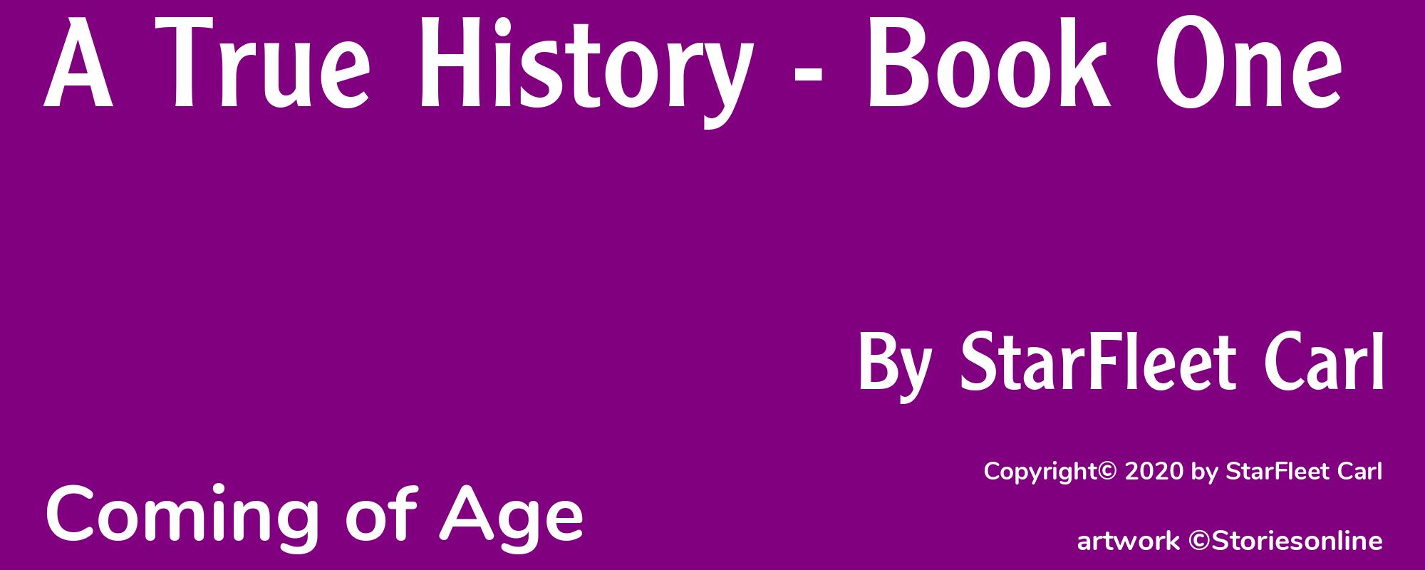 A True History - Book One - Cover