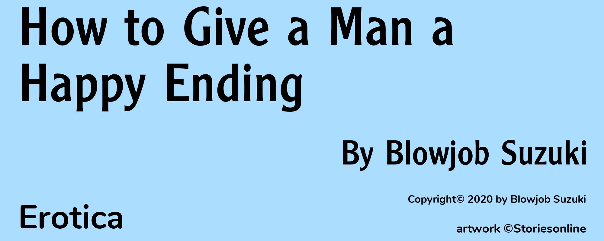 How to Give a Man a Happy Ending - Cover