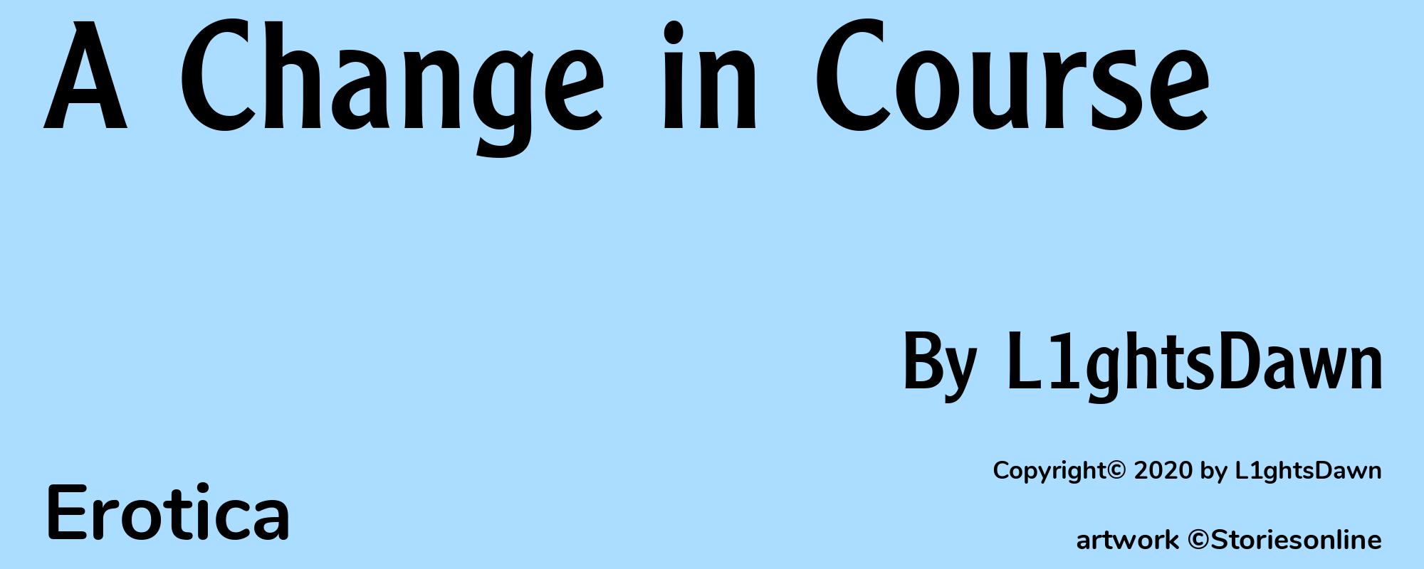 A Change in Course - Cover