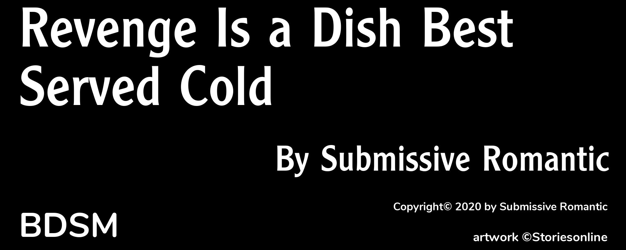 Revenge Is a Dish Best Served Cold - Cover