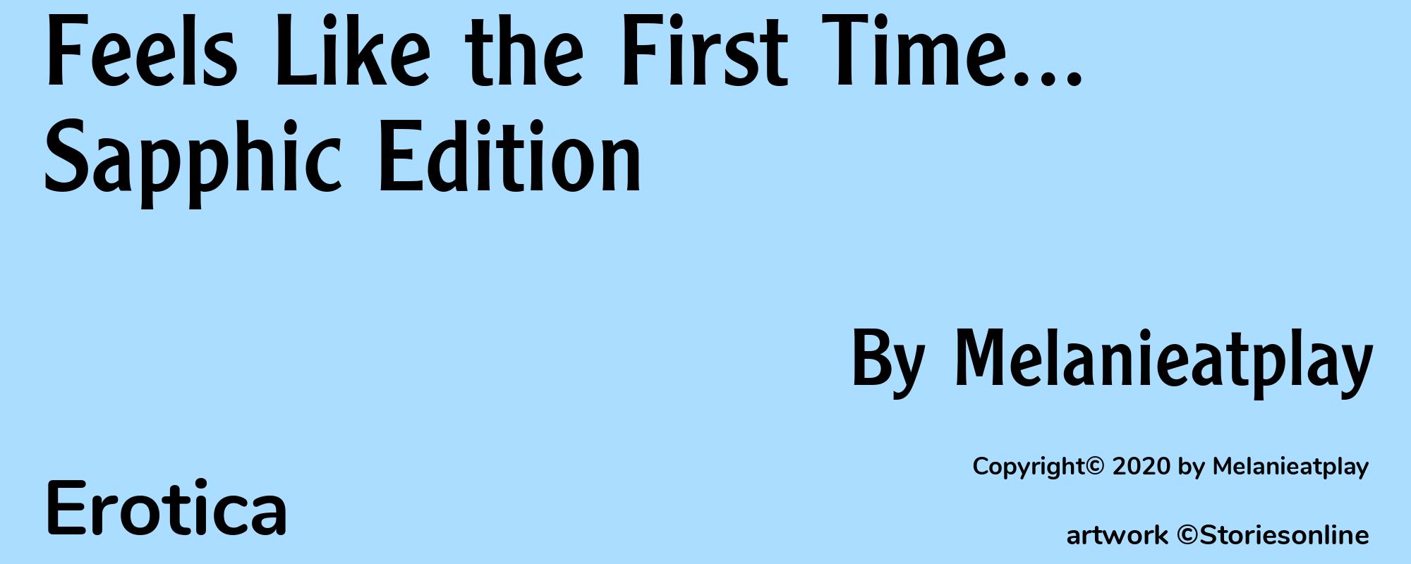 Feels Like the First Time... Sapphic Edition - Cover
