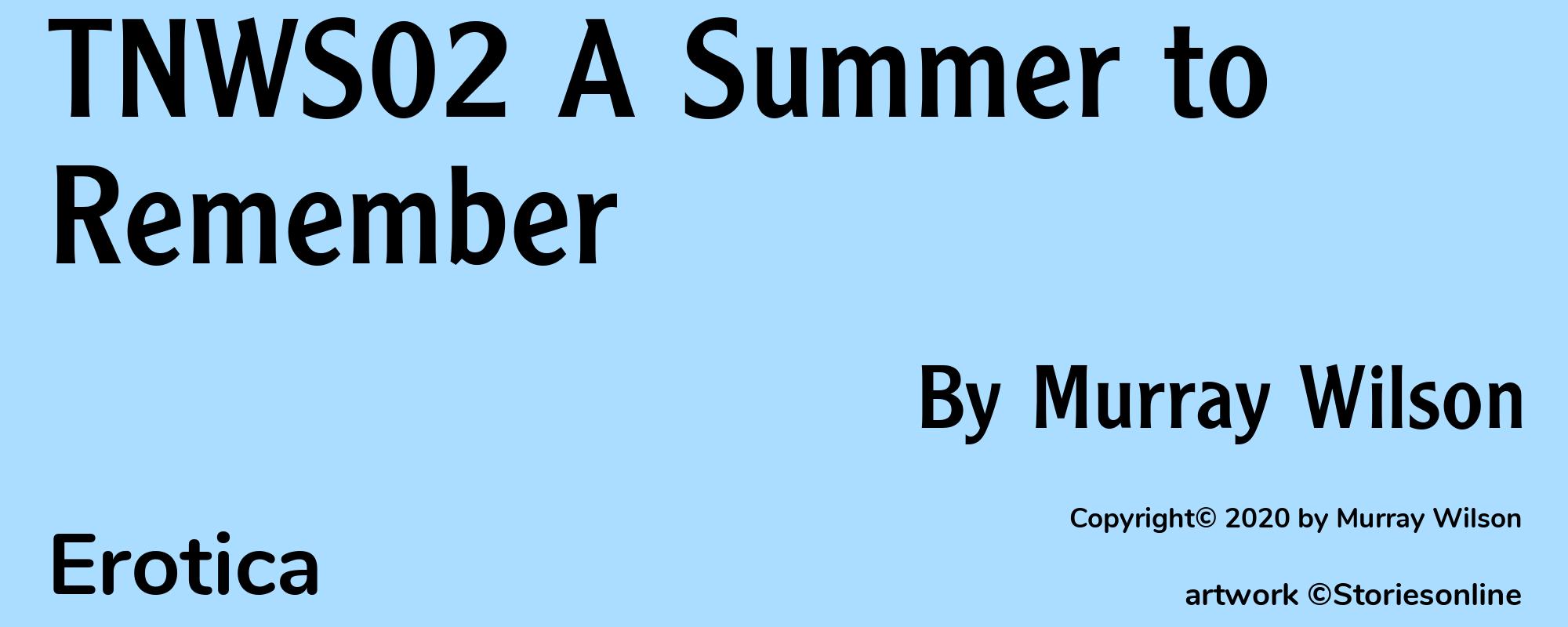 TNWS02 A Summer to Remember - Cover