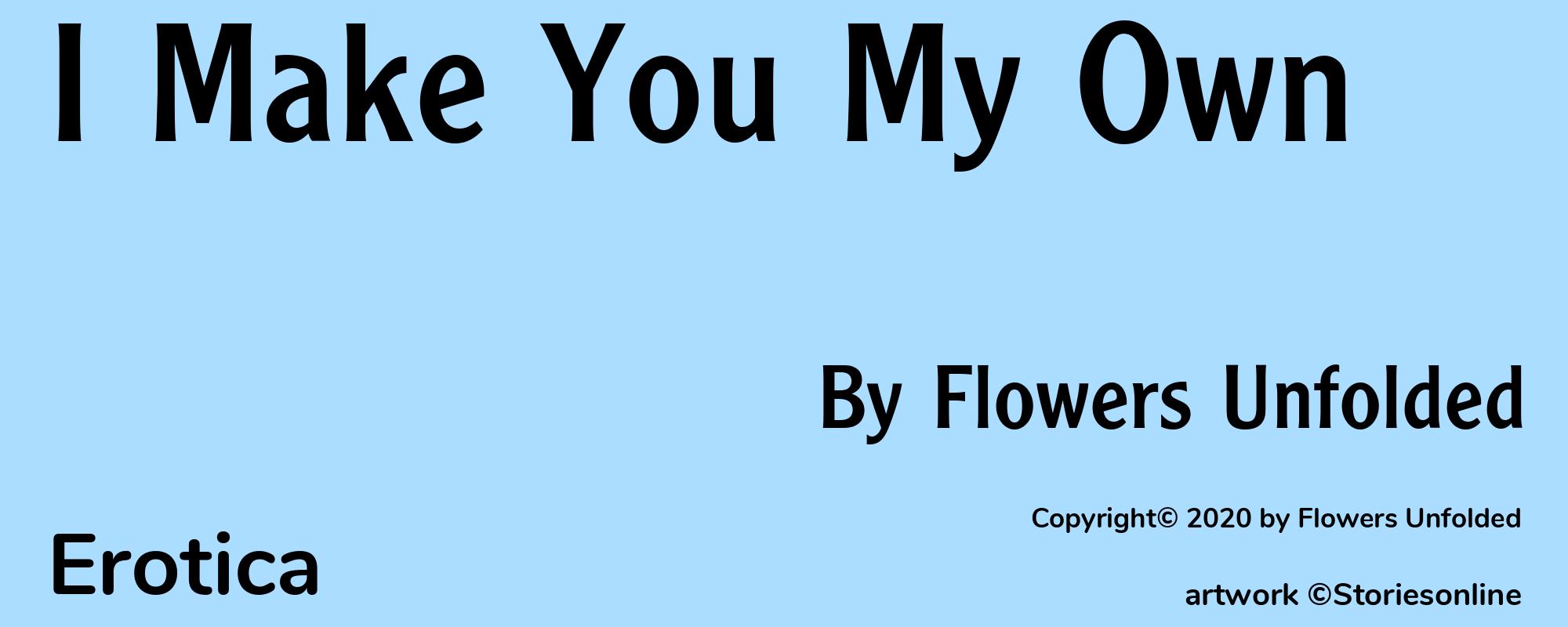 I Make You My Own - Cover