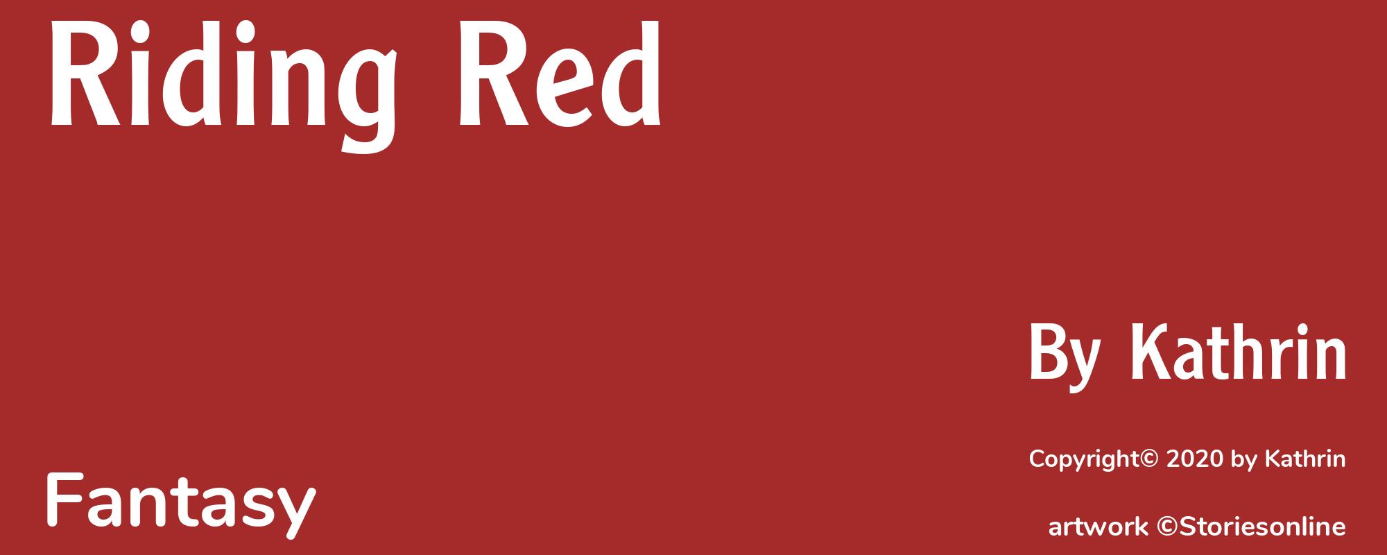 Riding Red - Cover