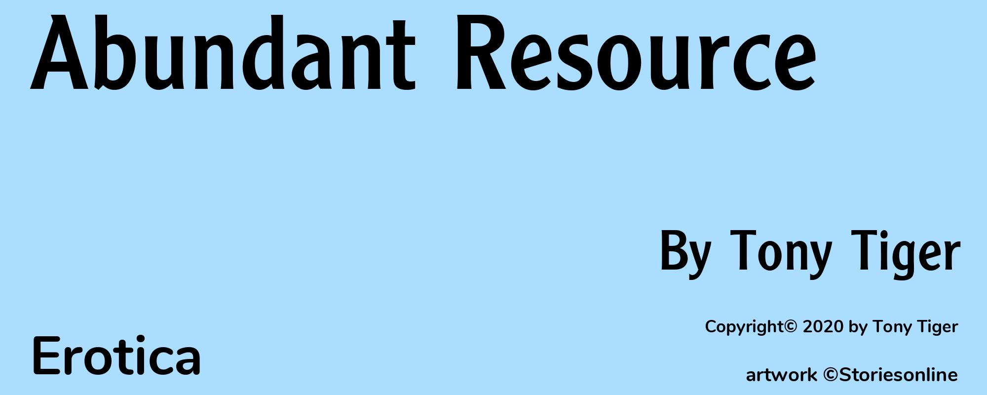 Abundant Resource - Cover