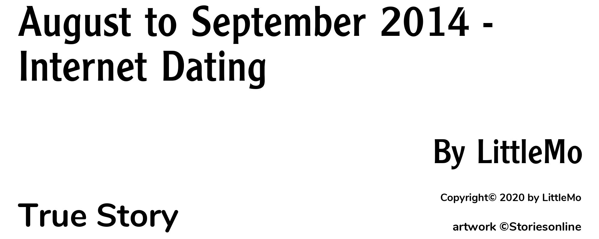 August to September 2014 - Internet Dating - Cover