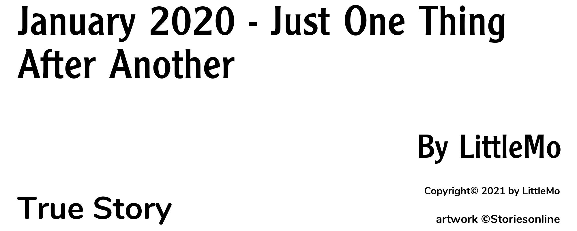 January 2020 - Just One Thing After Another - Cover