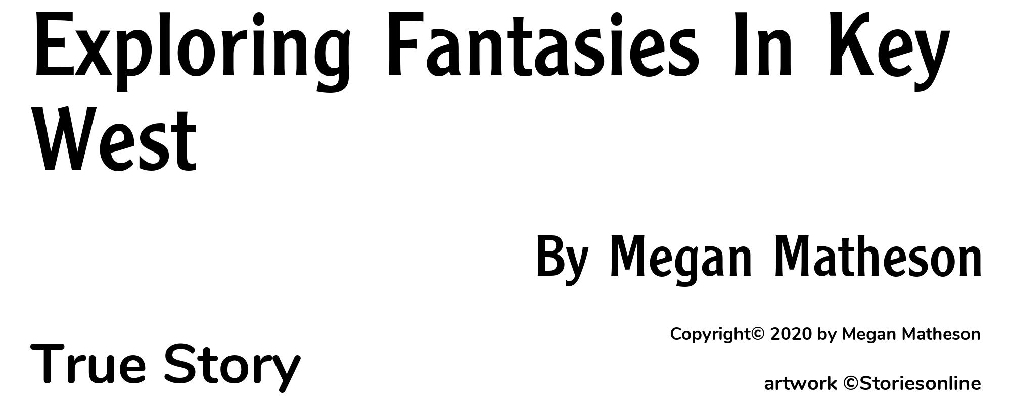 Exploring Fantasies In Key West - Cover