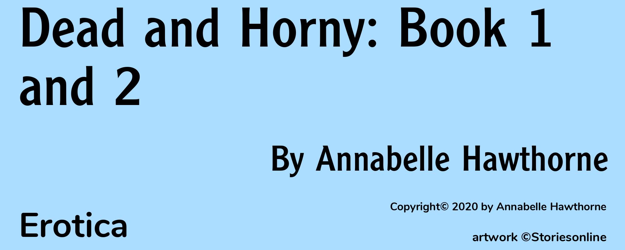 Dead and Horny: Book 1 and 2 - Cover