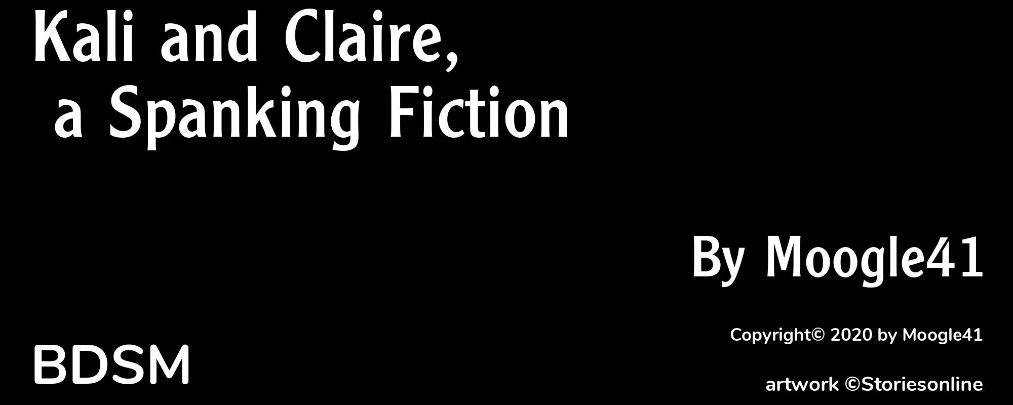 Kali and Claire, a Spanking Fiction - Cover