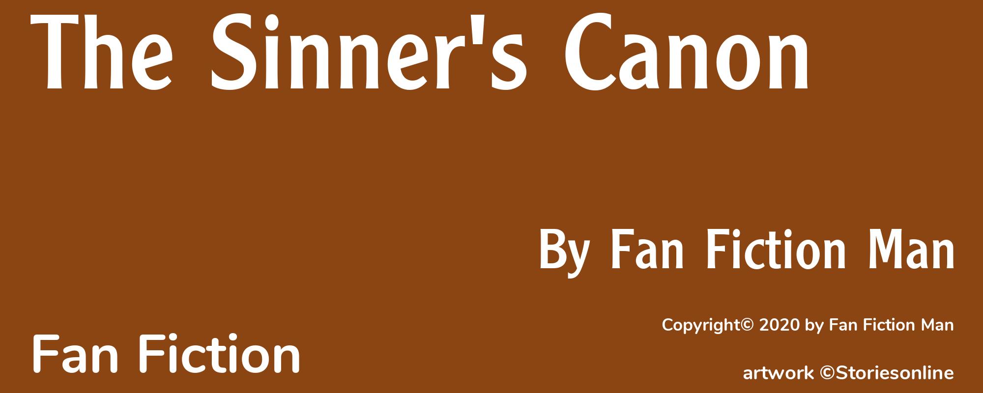 The Sinner's Canon - Cover