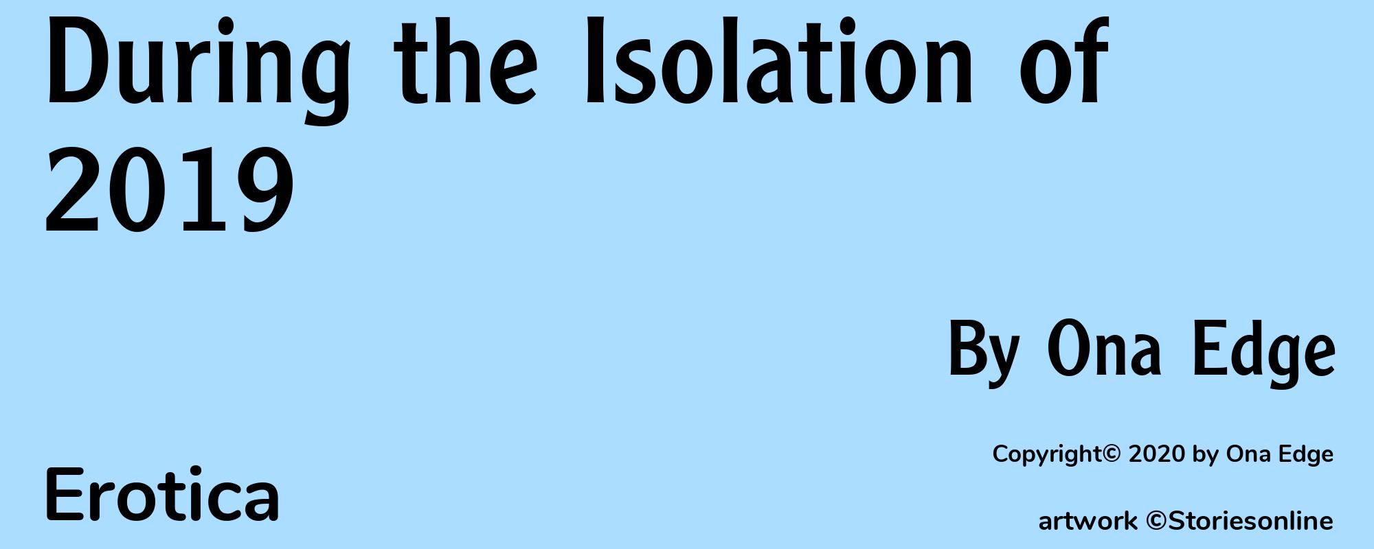 During the Isolation of 2019 - Cover