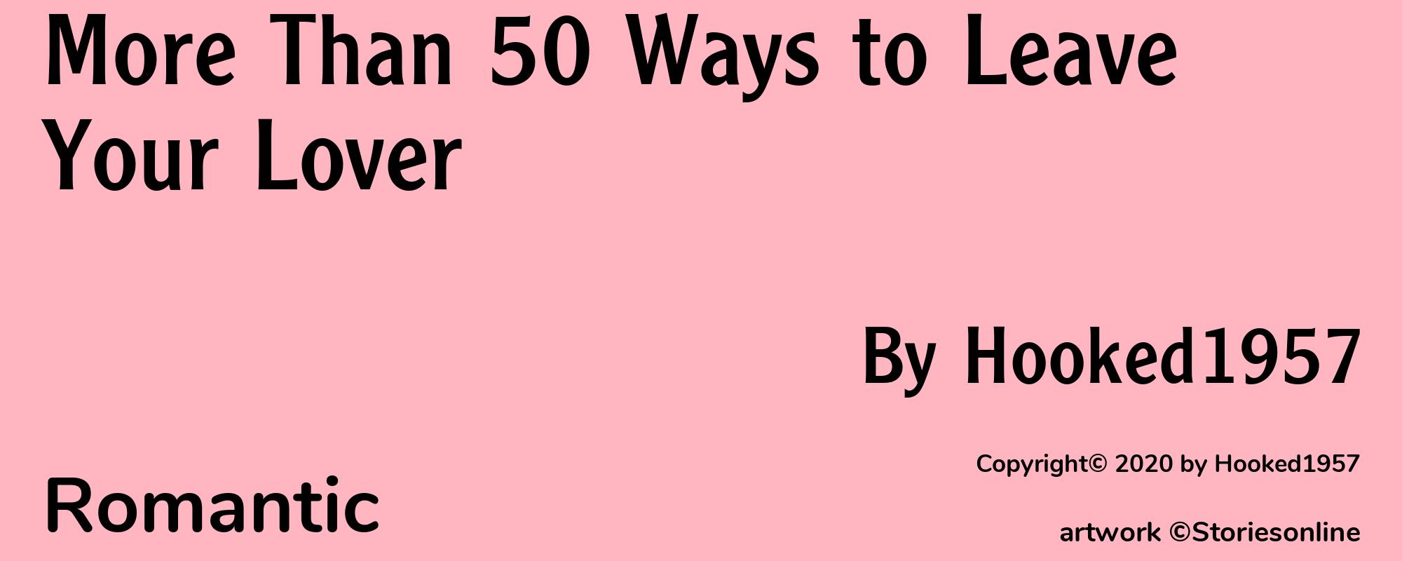 More Than 50 Ways to Leave Your Lover - Cover