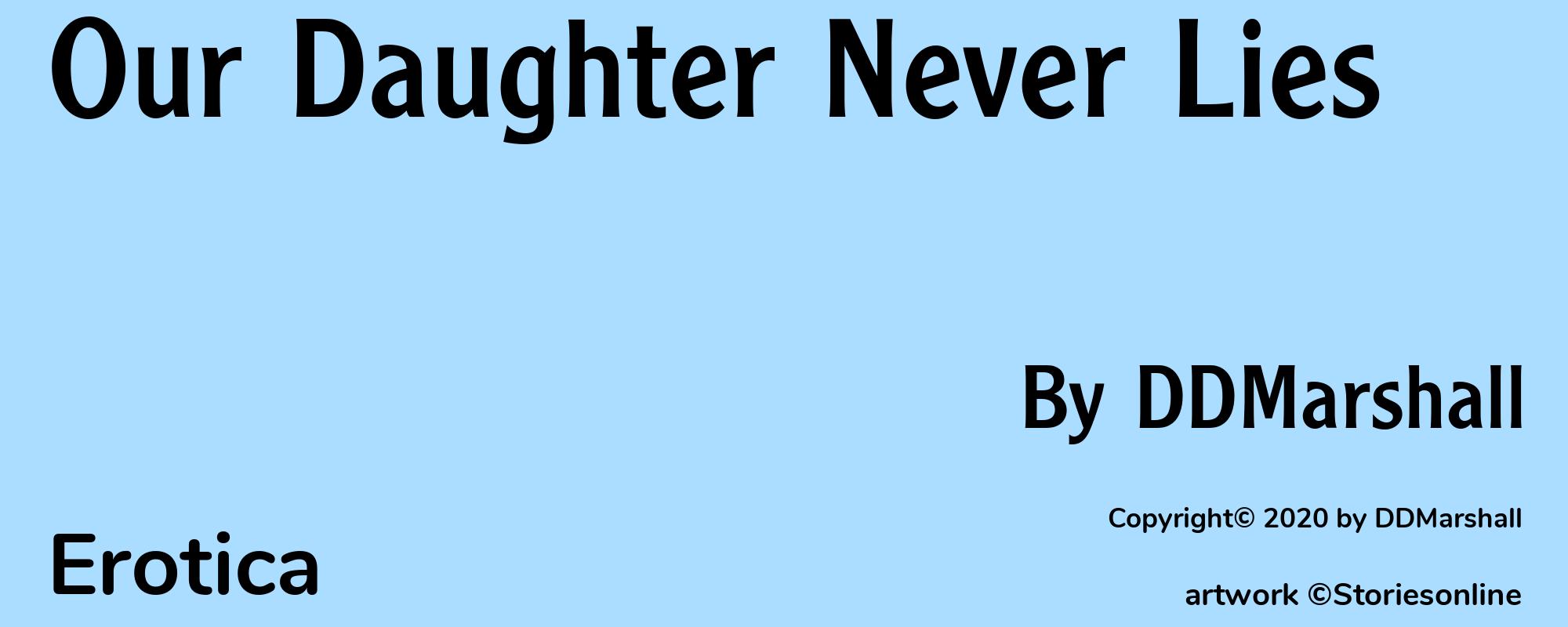 Our Daughter Never Lies - Cover