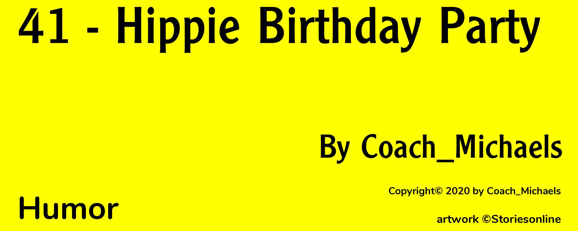 41 - Hippie Birthday Party - Cover