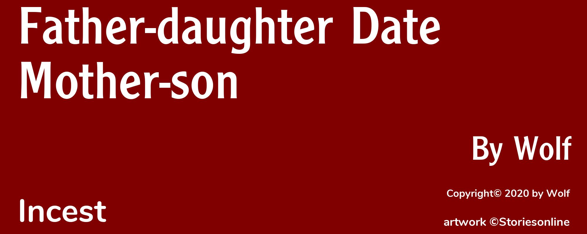 Father-daughter Date Mother-son - Cover