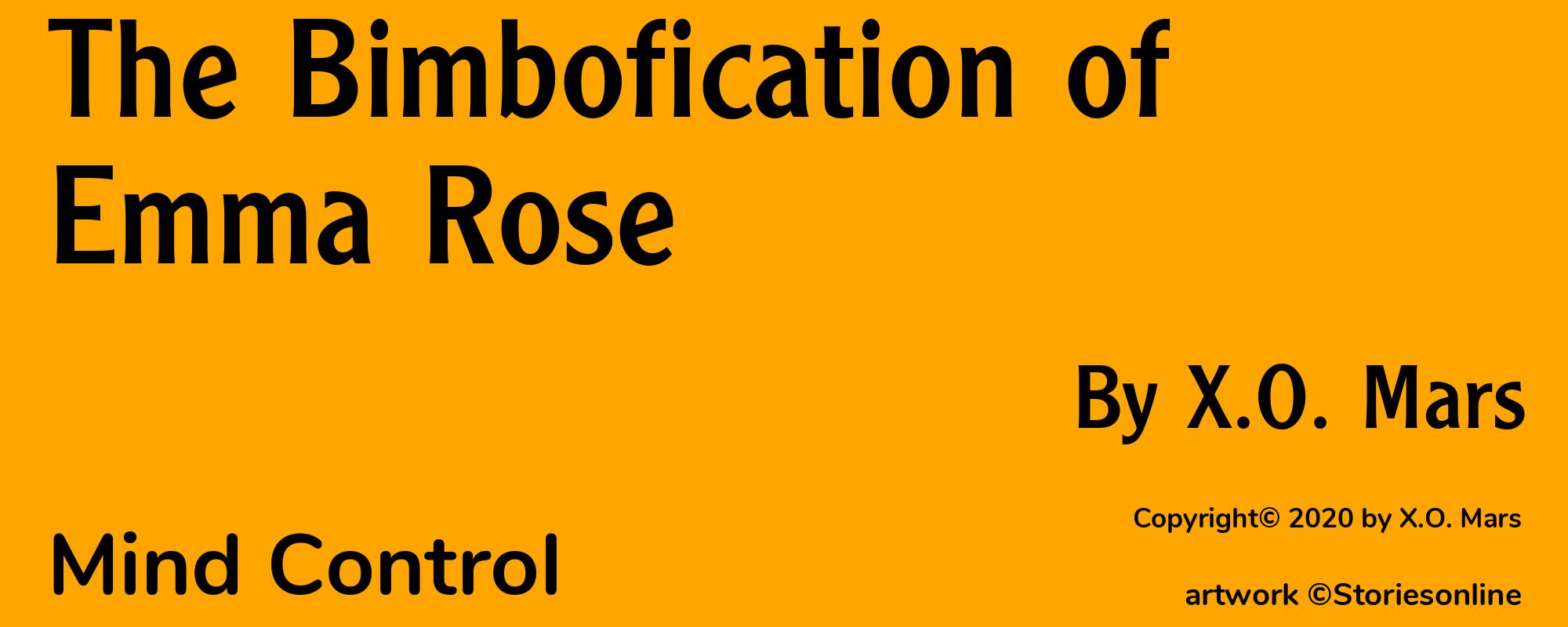 The Bimbofication of Emma Rose - Cover