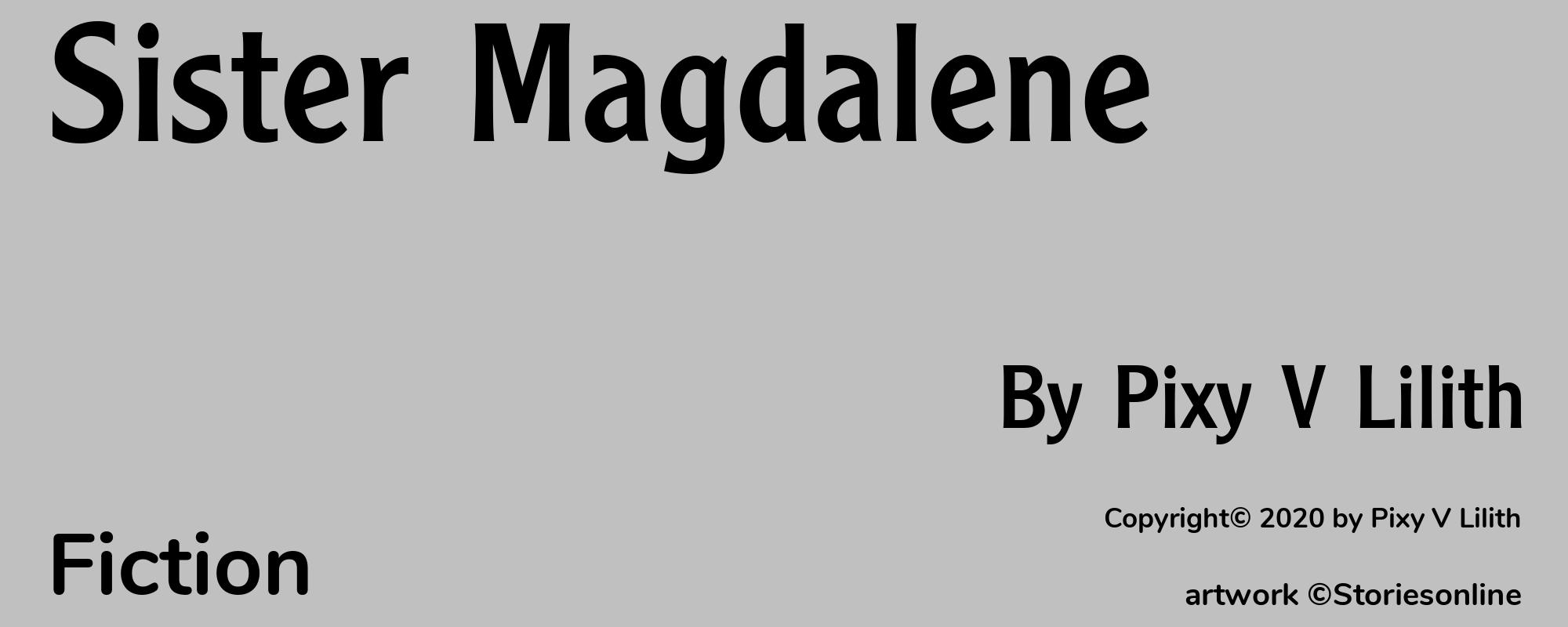 Sister Magdalene - Cover