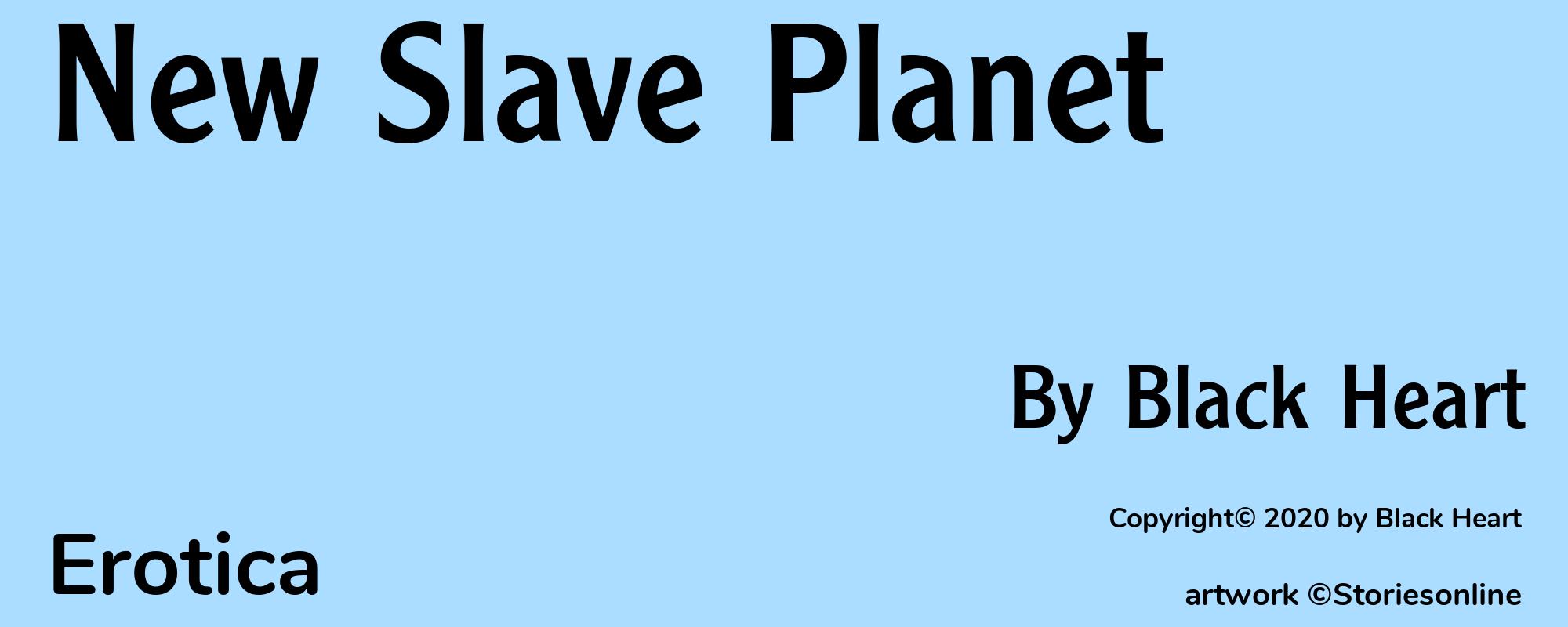 New Slave Planet - Cover