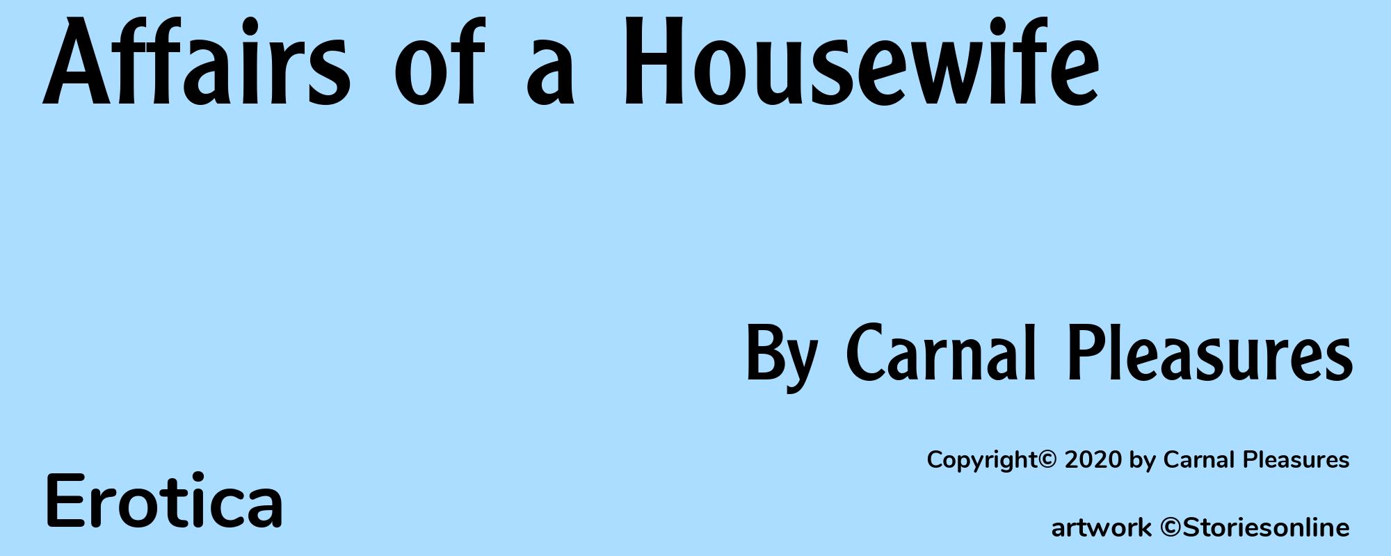 Affairs of a Housewife - Cover