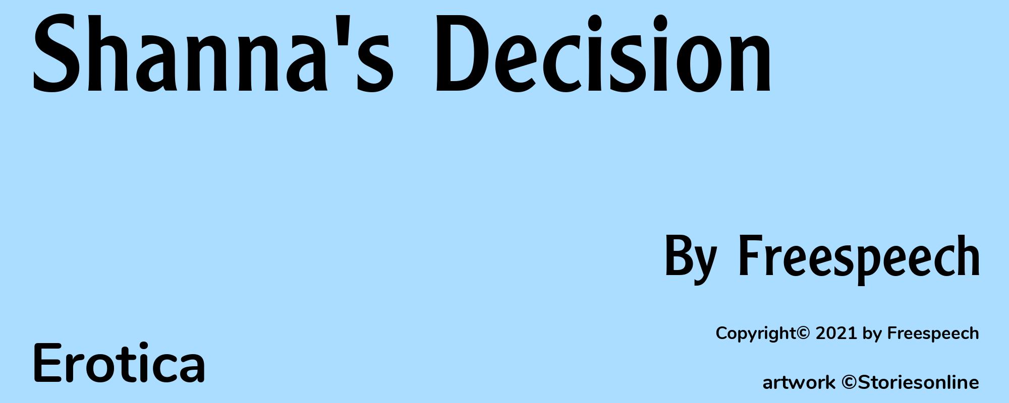 Shanna's Decision - Cover