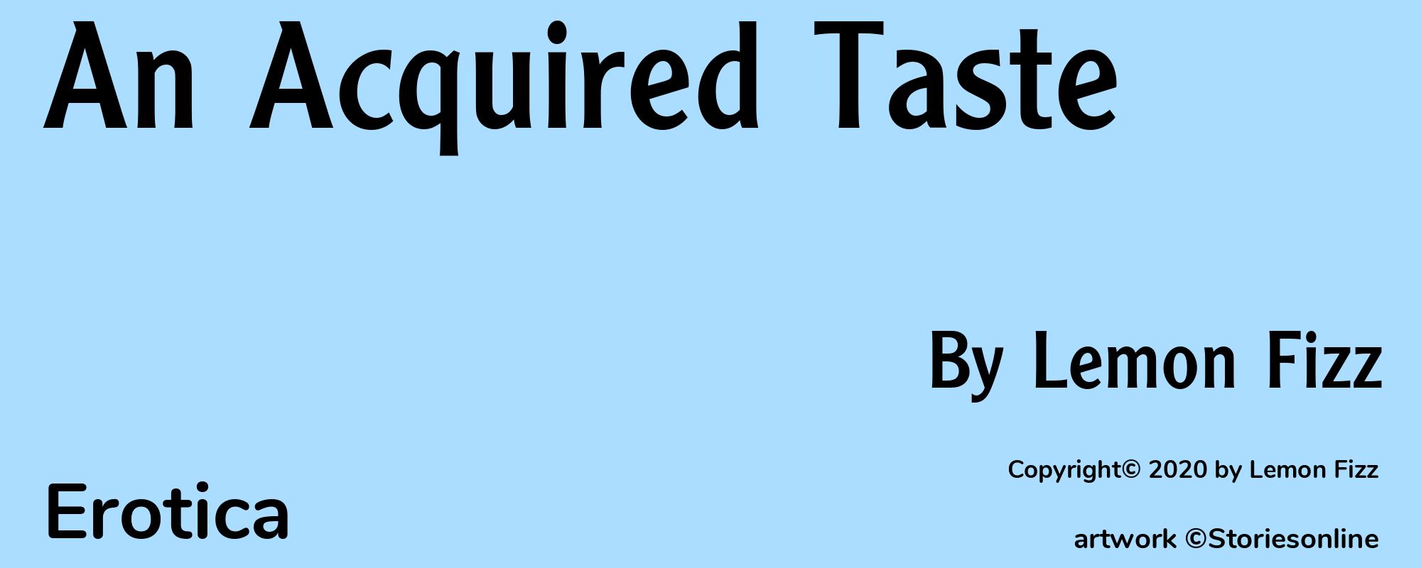 An Acquired Taste - Cover