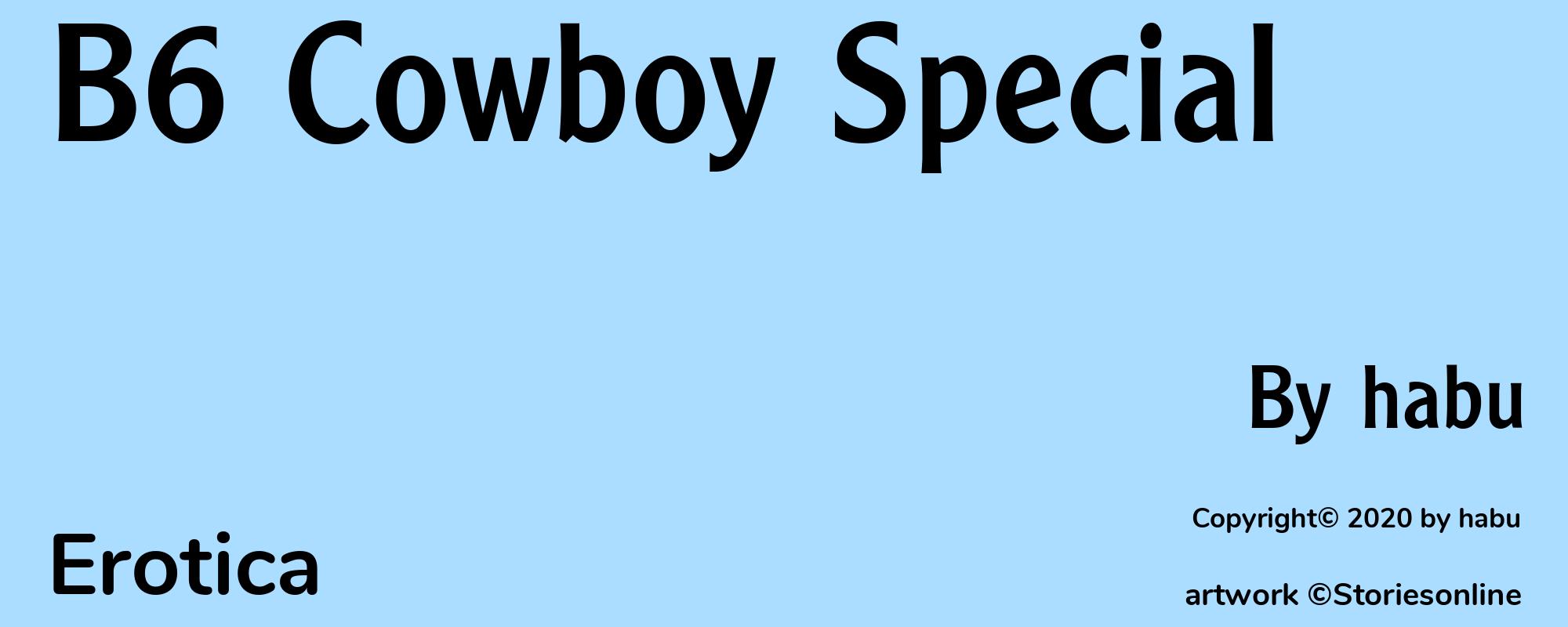 B6 Cowboy Special - Cover