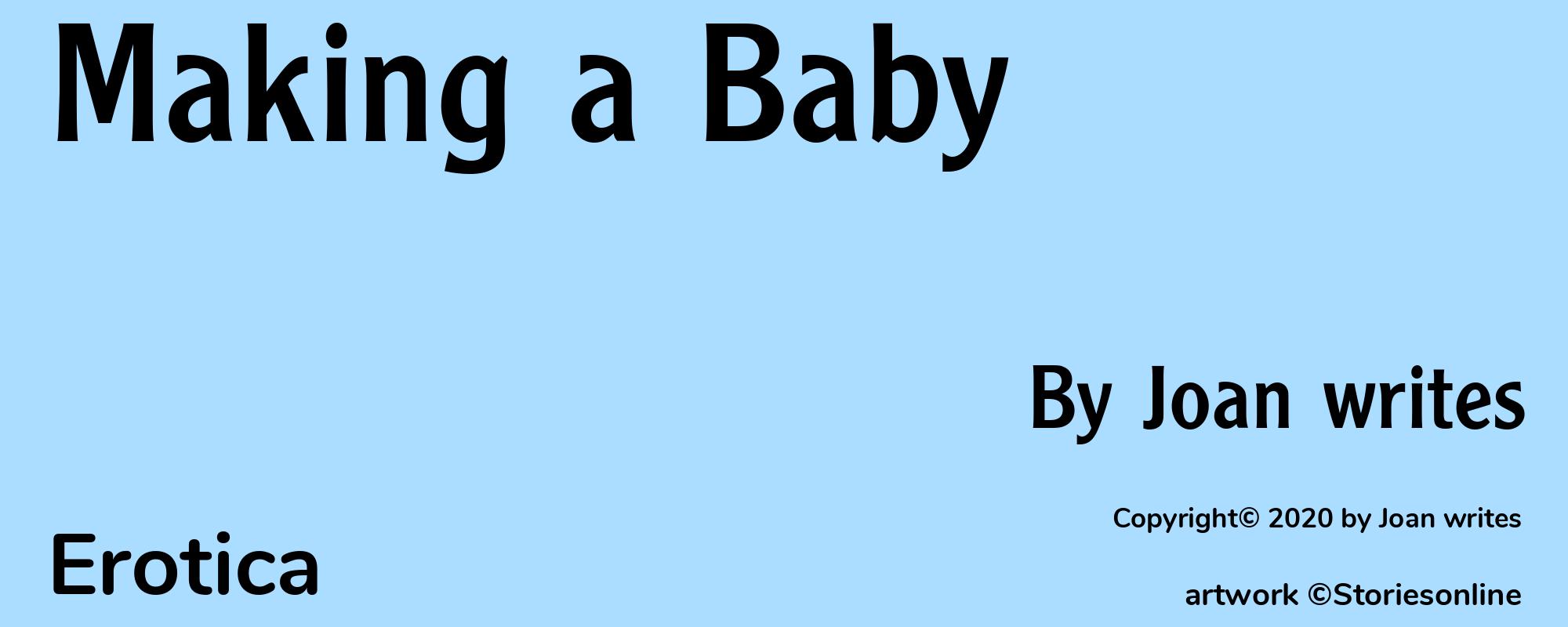 Making a Baby - Cover