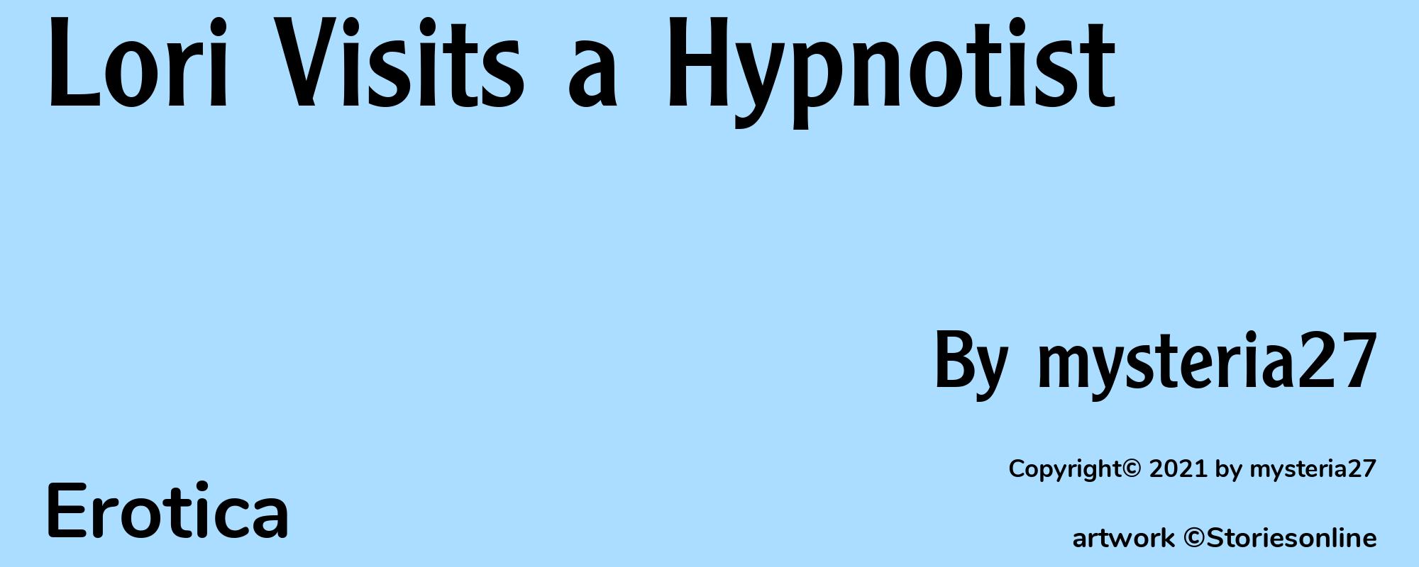 Lori Visits a Hypnotist - Cover