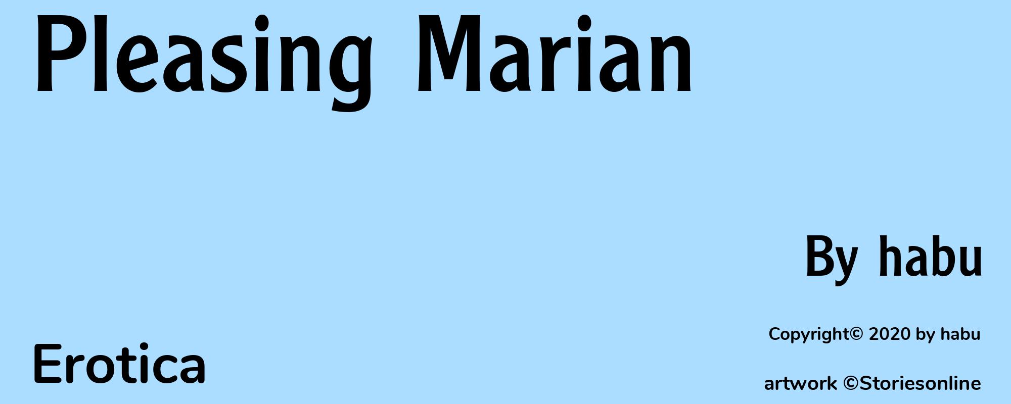 Pleasing Marian - Cover