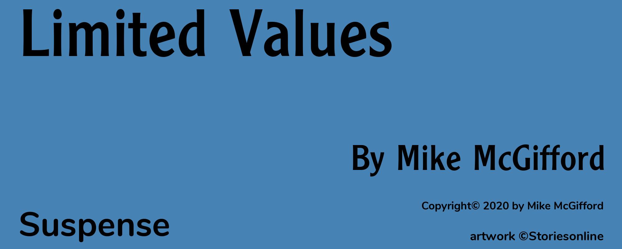 Limited Values - Cover