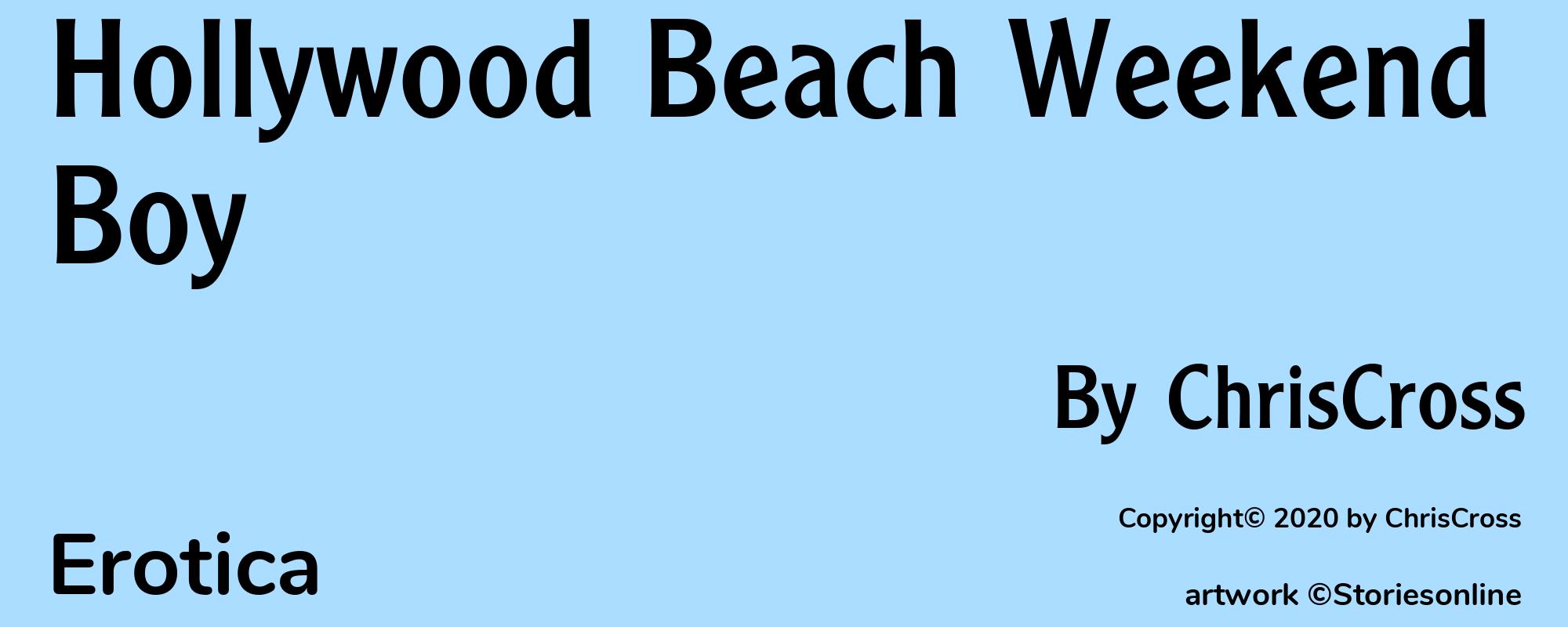 Hollywood Beach Weekend Boy - Cover