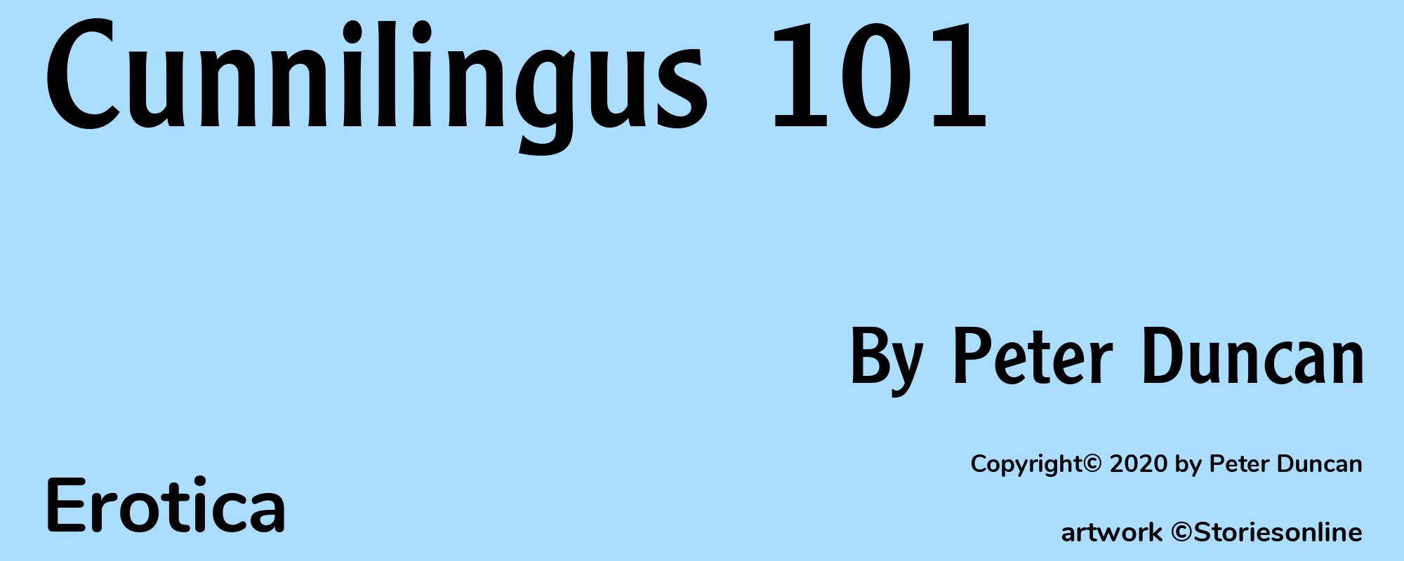Cunnilingus 101 - Cover