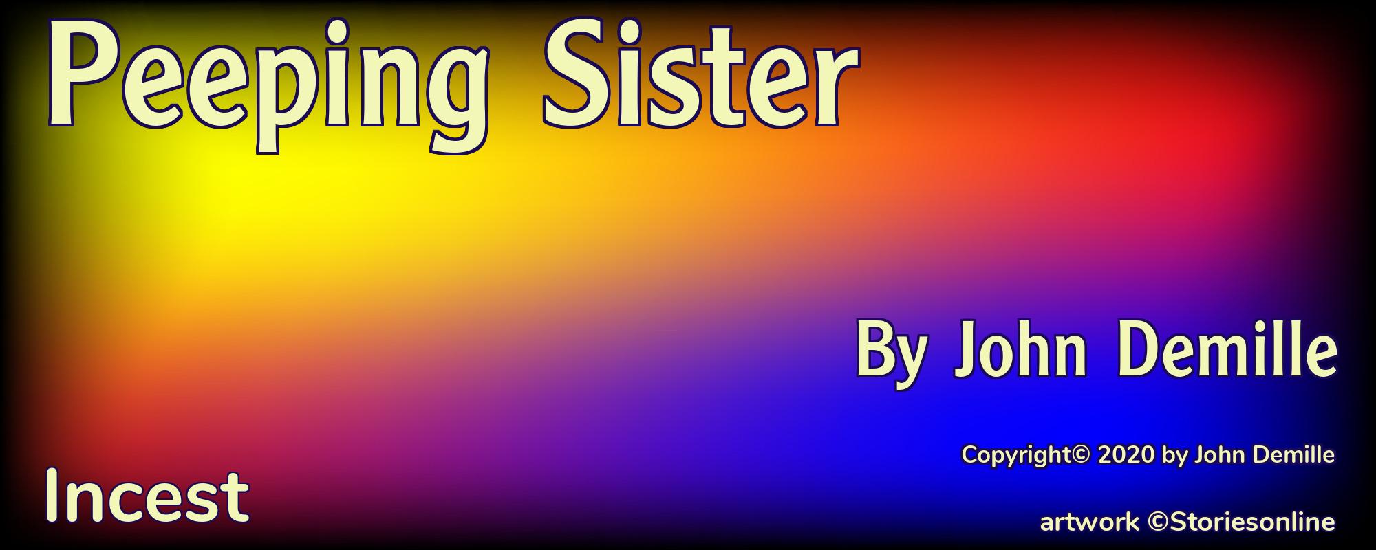 Peeping Sister - Cover