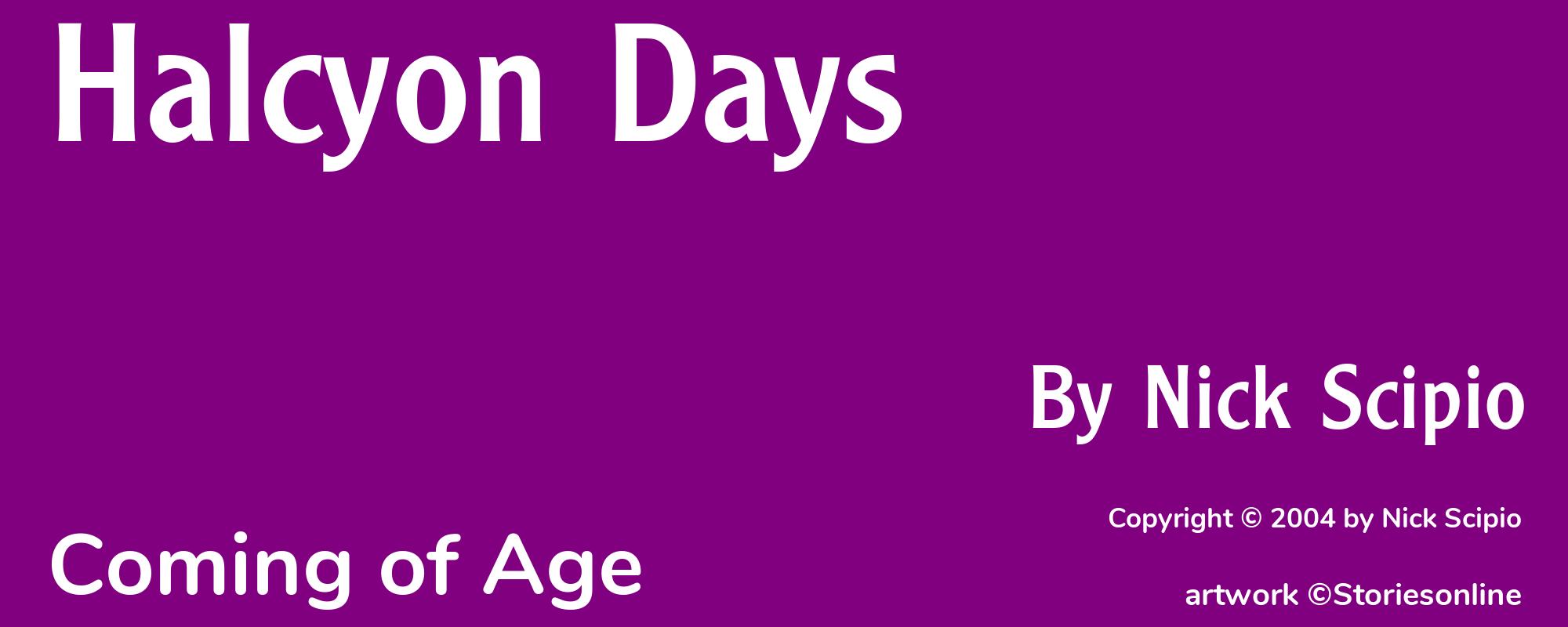 Halcyon Days - Cover