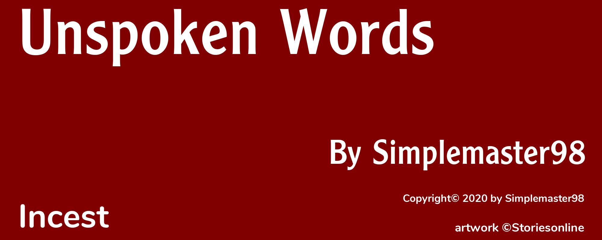 Unspoken Words - Cover