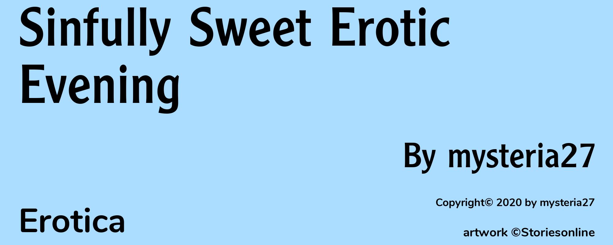 Sinfully Sweet Erotic Evening - Cover