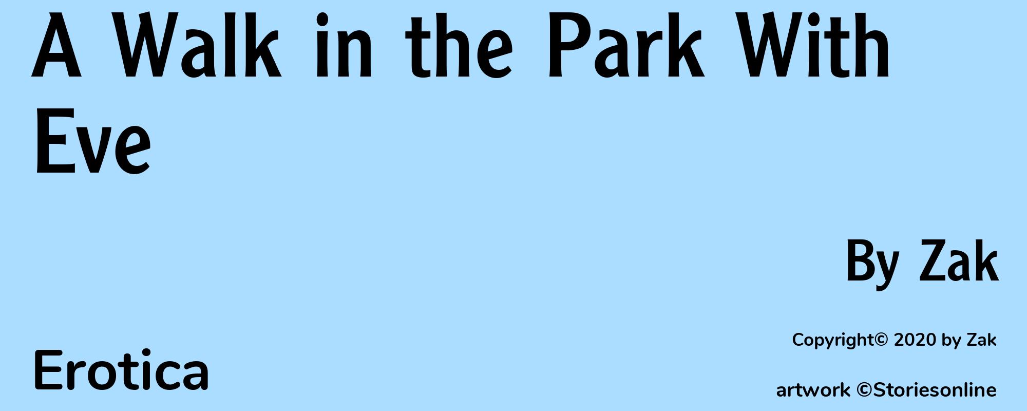 A Walk in the Park With Eve - Cover