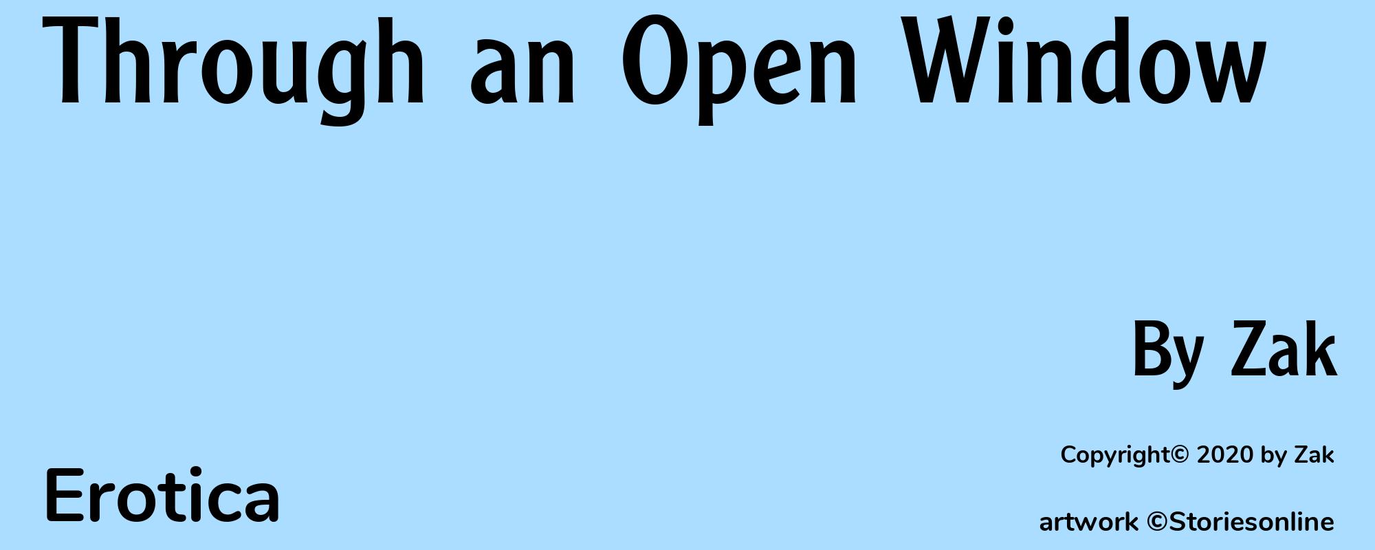 Through an Open Window - Cover