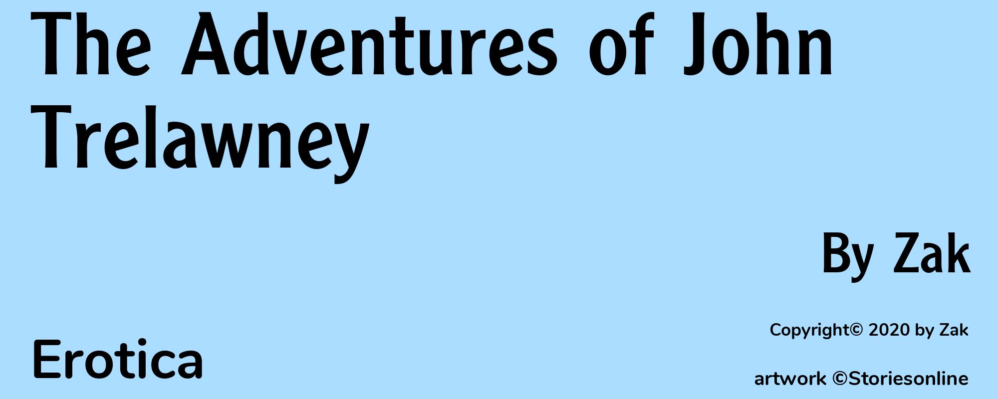 The Adventures of John Trelawney - Cover