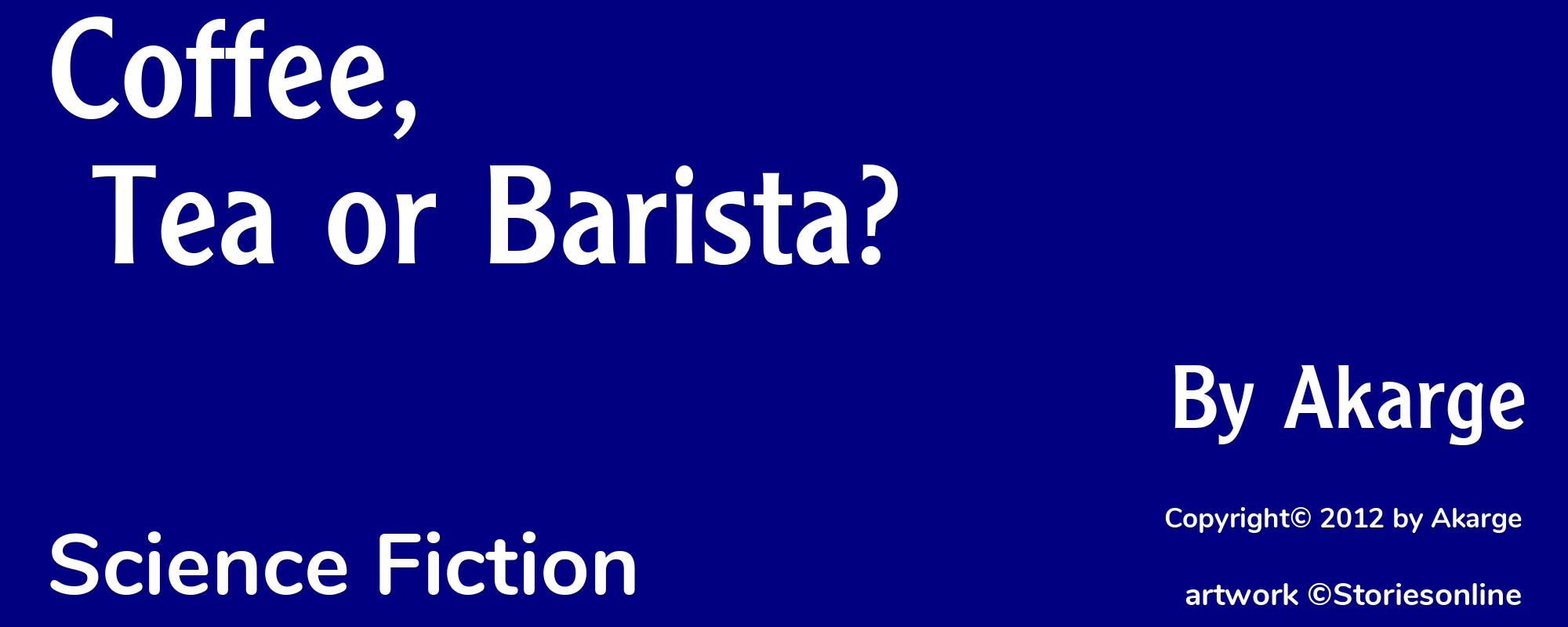 Coffee, Tea or Barista? - Cover