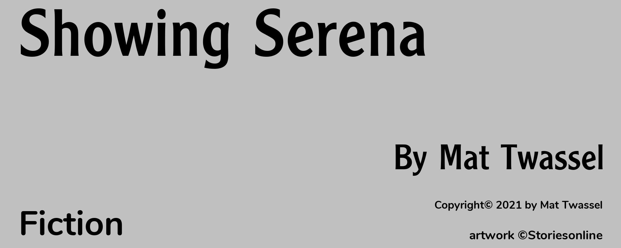 Showing Serena - Cover