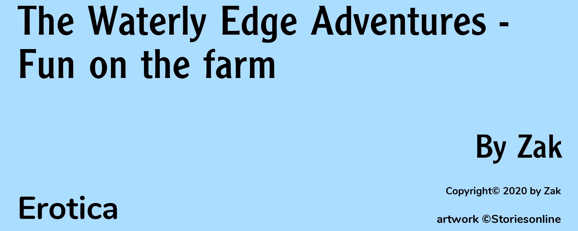 The Waterly Edge Adventures - Fun on the farm - Cover