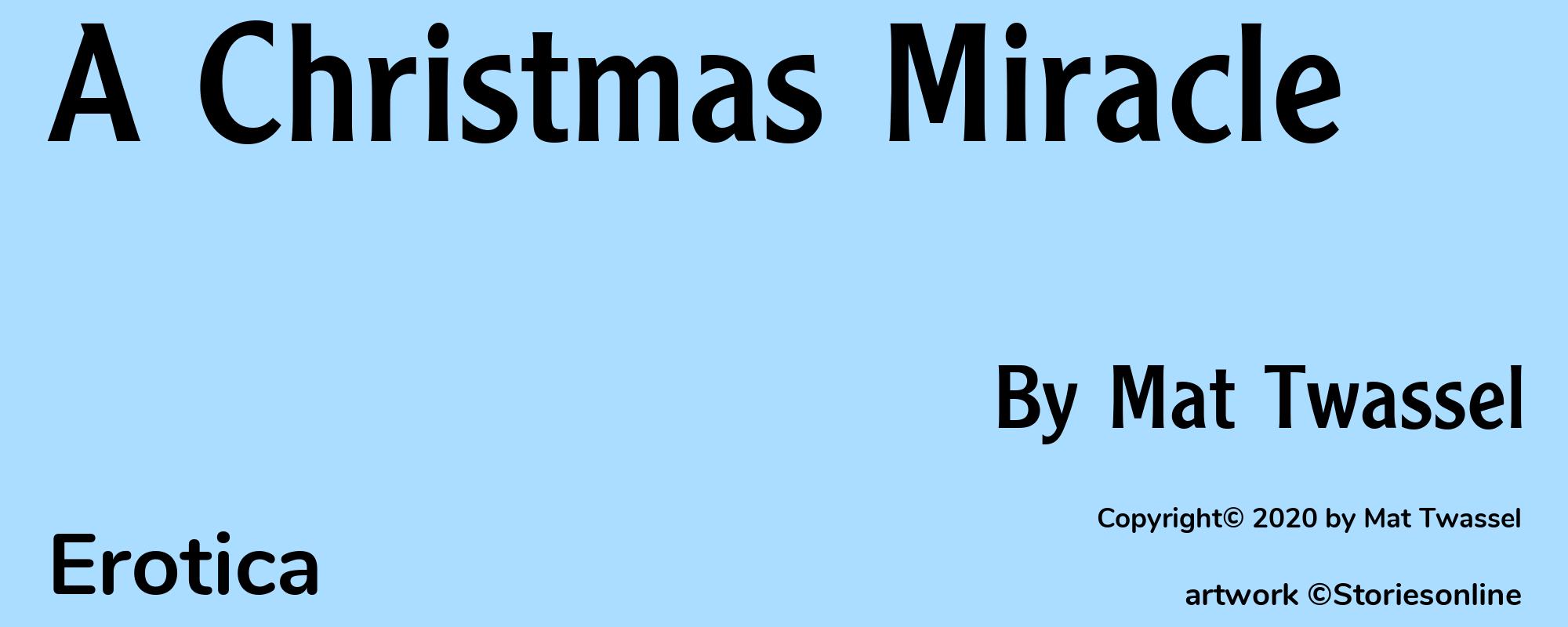 A Christmas Miracle - Cover