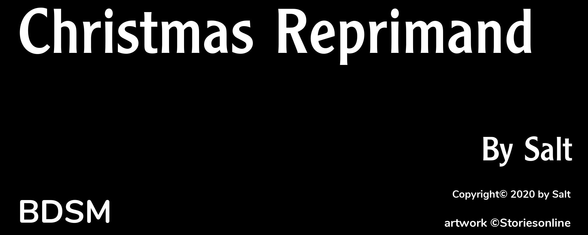 Christmas Reprimand - Cover