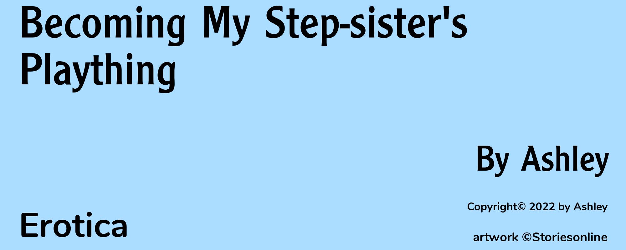 Becoming My Step-sister's Plaything - Cover