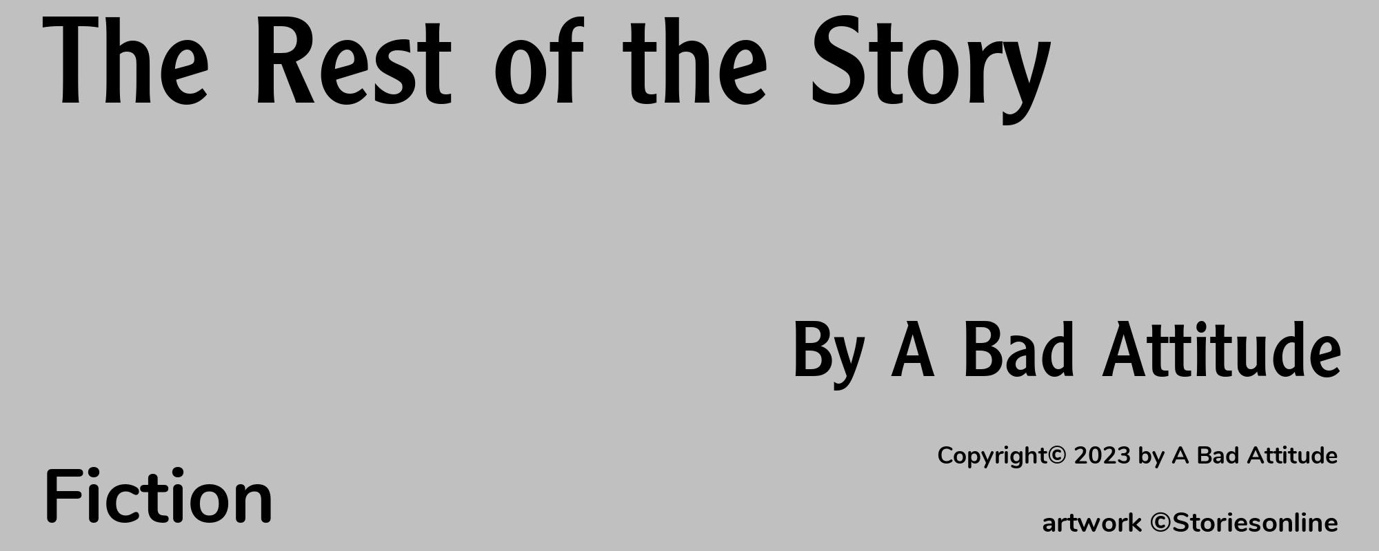 The Rest of the Story - Cover